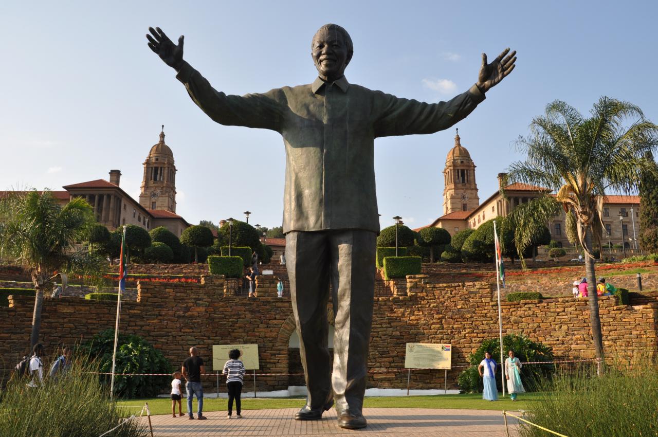 Statue de Nelson Mandela à Prétoria